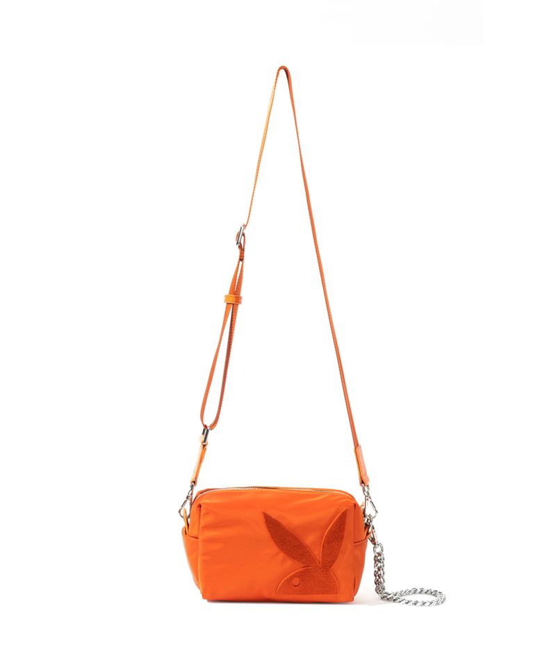 Bolsas De Mao Playboy Nylon Crossbody Feminino Azuis Escuro | YIRCU7168