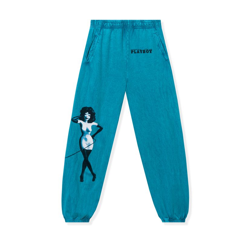 Calça De Moletom Playboy October 1967 Sweatpant Masculino Verdes | LZXHQ8416