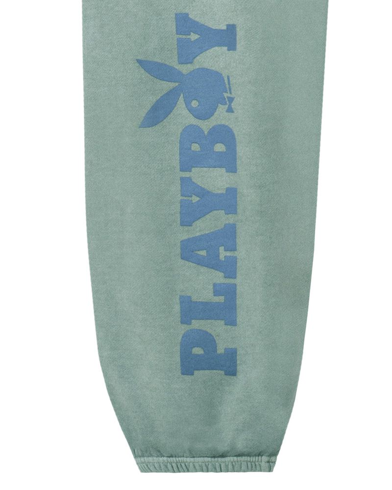 Calça De Moletom Playboy Sun Washed Plby Sweatpant Masculino Verdes Azuis | TVMZH8314