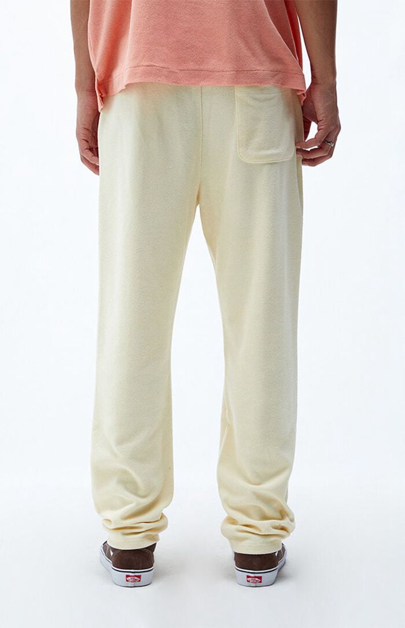 Calça De Moletom Playboy Terry Sweatpant Masculino Branco | KUQES9670