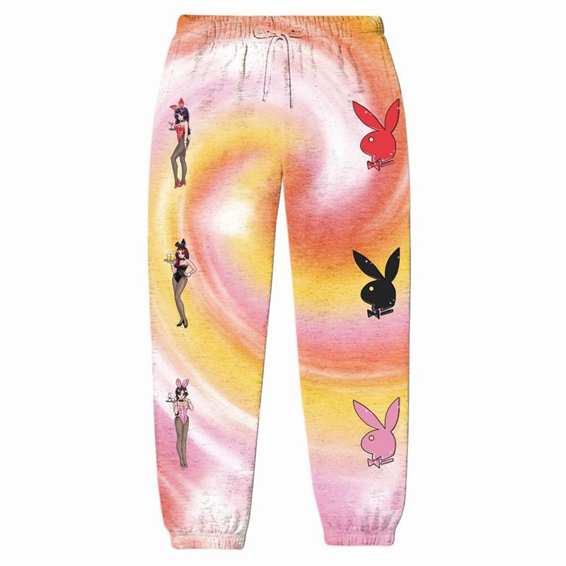 Calça De Moletom Playboy Tokyo Club Bunny Masculino Multicoloridas | DOGSA8213