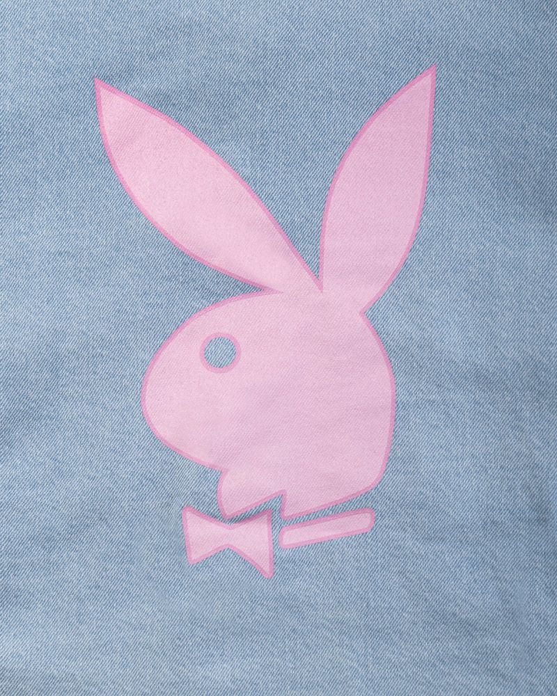 Calça Jeans Playboy Bunny Feminino Azuis | DXPCK3219