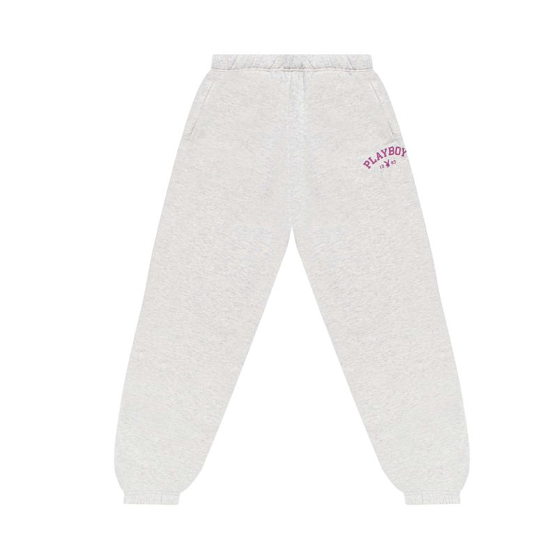 Calças Playboy 1983 Sweats Feminino Cinzentas | QYGER7493