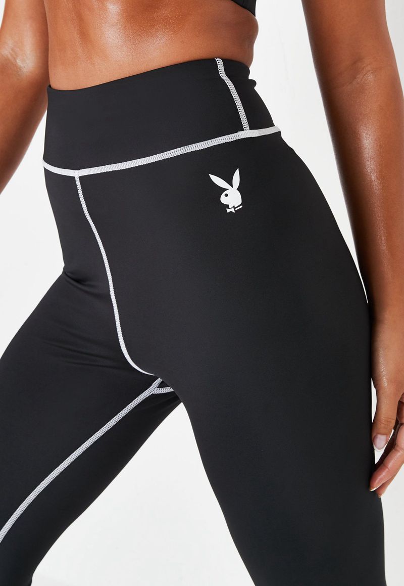 Calças Playboy Active Branded Legging Feminino Verdes | ZXQON3946