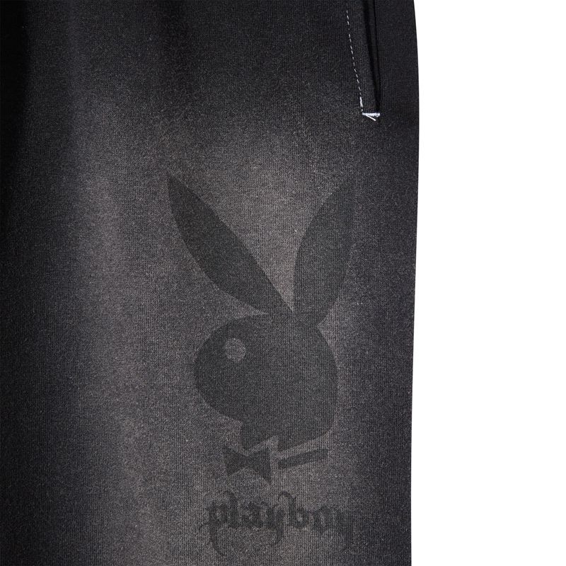 Calças Playboy Airbrush Sweats Feminino Cinzentas Escuro | WYETR8795