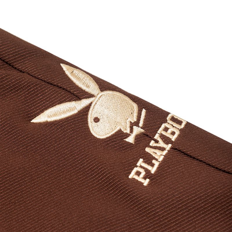 Calças Playboy Boyfriend Trouser Feminino Bege | FYHCB8739