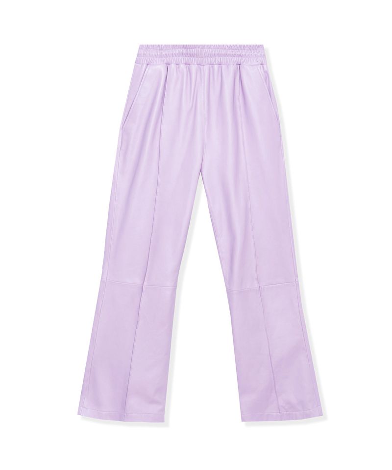 Calças Playboy Couro Flares Masculino Roxo | VKIPF0426