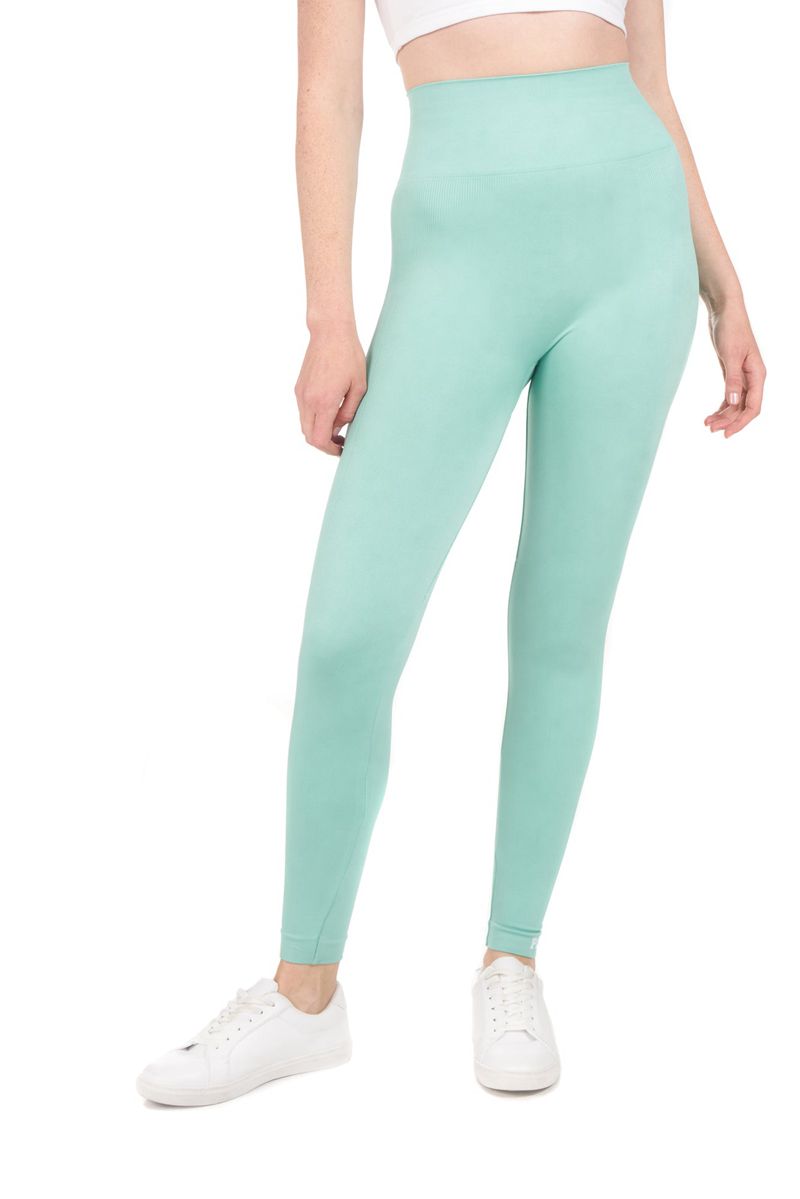 Calças Playboy Esportivos Legging Feminino Luz Turquesa | WUMOP2679