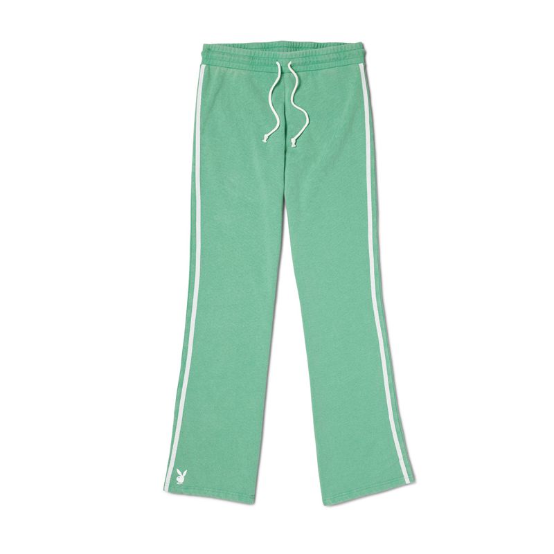 Calças Playboy Green Campfire Flare S Feminino Verdes | QWDEK6825