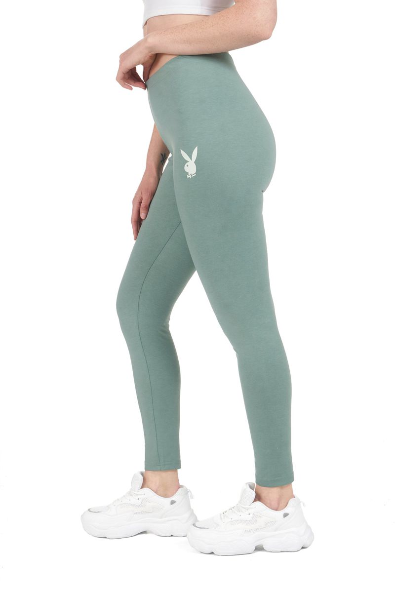 Calças Playboy Missguided Rabbit Head Leggings Feminino Verdes | OTSZB5871