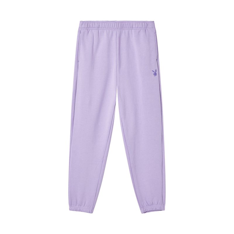 Calças Playboy Purple Masthead Sweat Feminino Roxo | GTHAJ8670