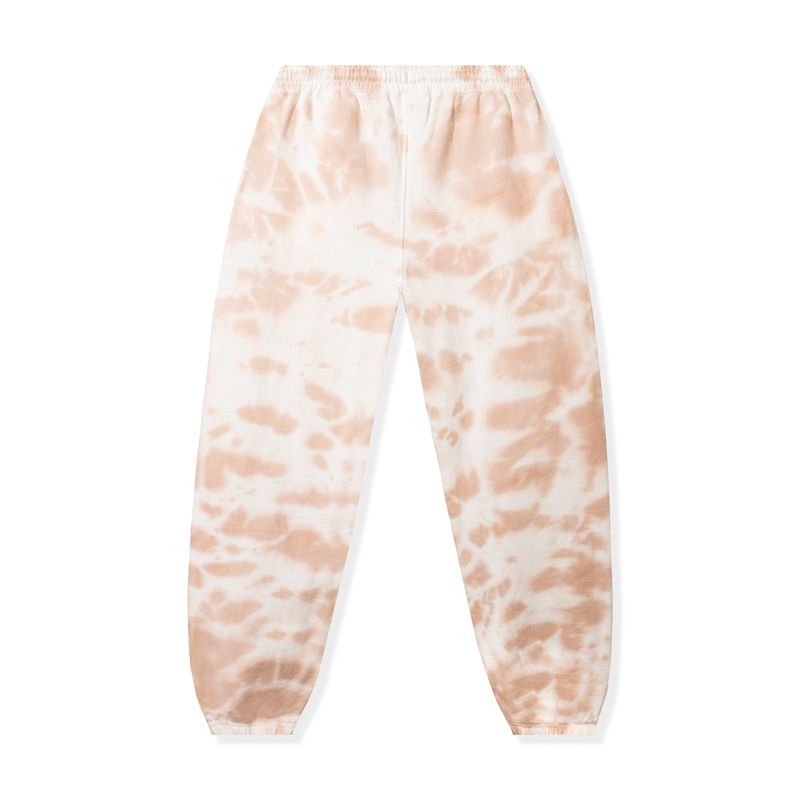 Calças Playboy Tie Dye Oversized Joggers Feminino Branco Laranja | OPXYB9123