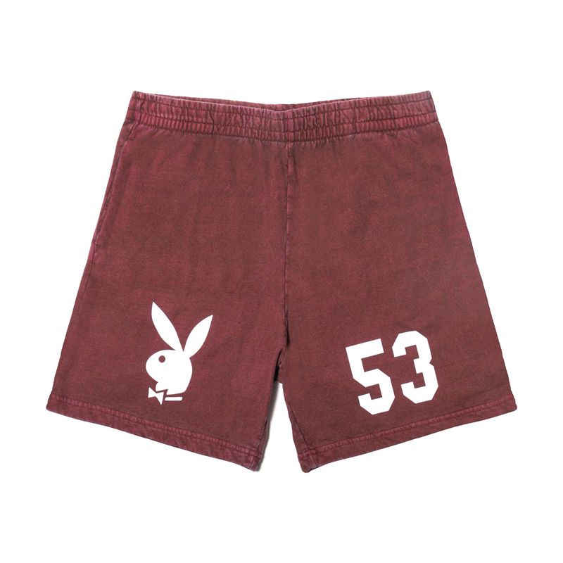 Calções Playboy 1953 Sweats Masculino Pretas | RKYNJ9628