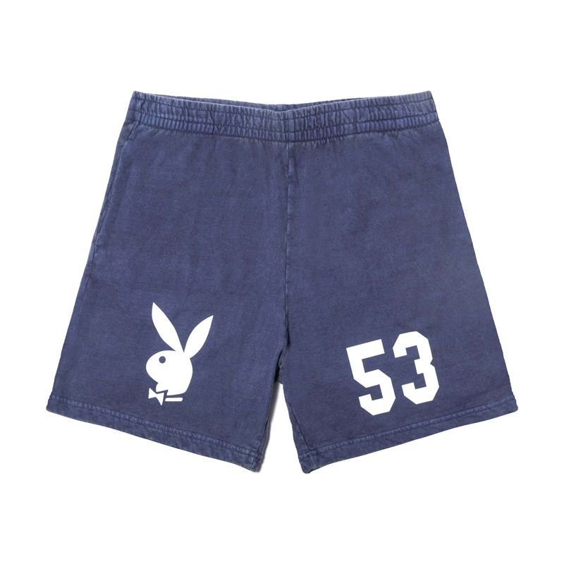 Calções Playboy 1953 Sweats Masculino Pretas | RKYNJ9628