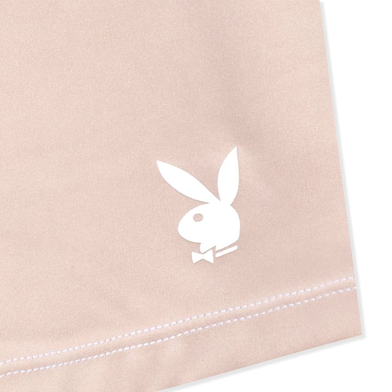 Calções Playboy Active Rucheds Feminino Pretas | FJAGY3059