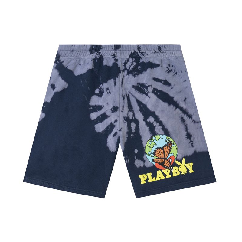 Calções Playboy Au Naturel Sweat Masculino Pretas Roxo | GYCLW3904