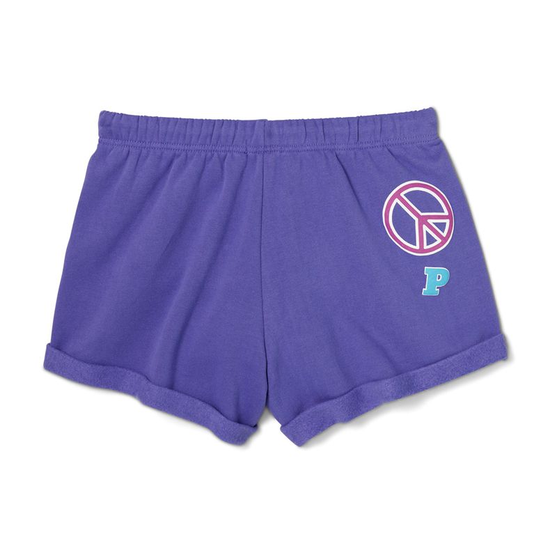 Calções Playboy Cabin Fever Sweats Feminino Roxo | HOJGY7325