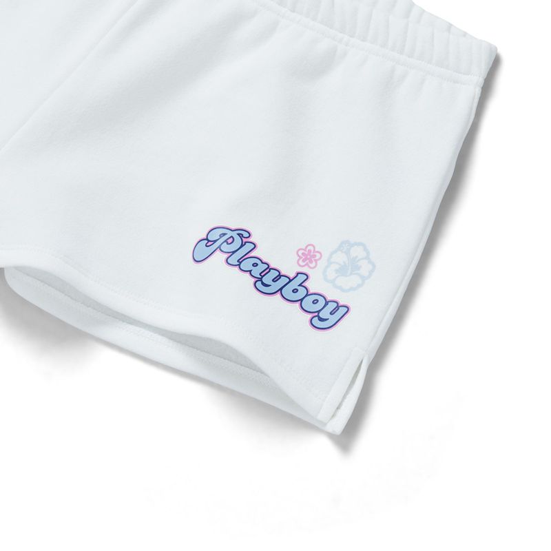 Calções Playboy Coconut Girlys Feminino Branco | RNEWC1836