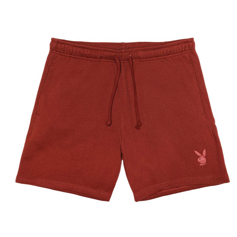 Calções Playboy Haus Sweats Masculino Marrom | ISPCN9728