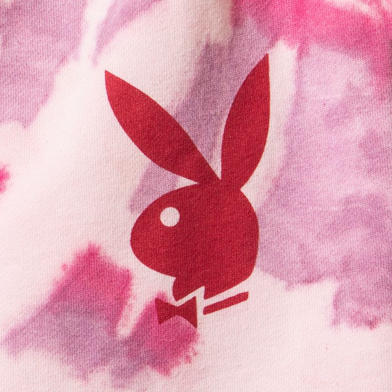 Calções Playboy Playmate Pink Tie Dye Feminino Roxo Branco | IRQEJ7238