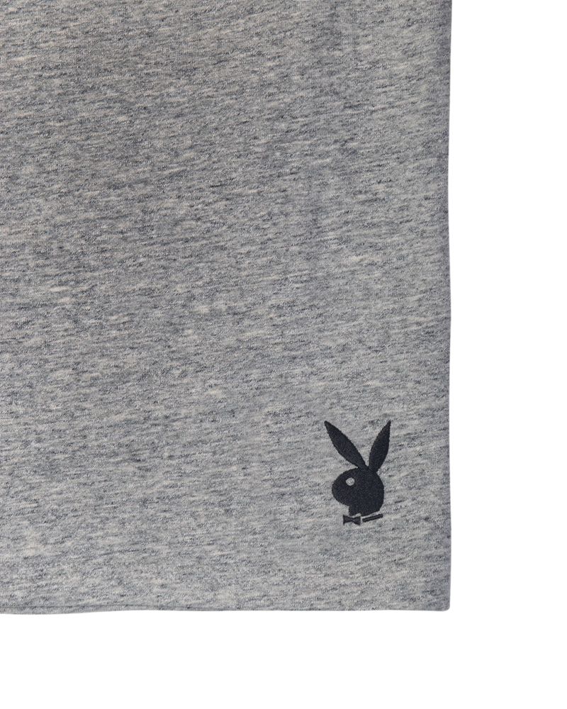 Calções Playboy Rabbit Head Sweat Masculino Cinzentas | JALCH7243