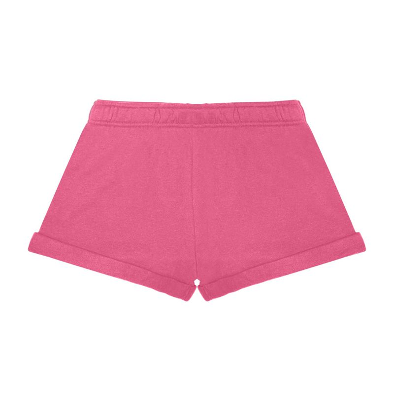 Calções Playboy Rolled Sweat Feminino Rosa | HWDNS1042