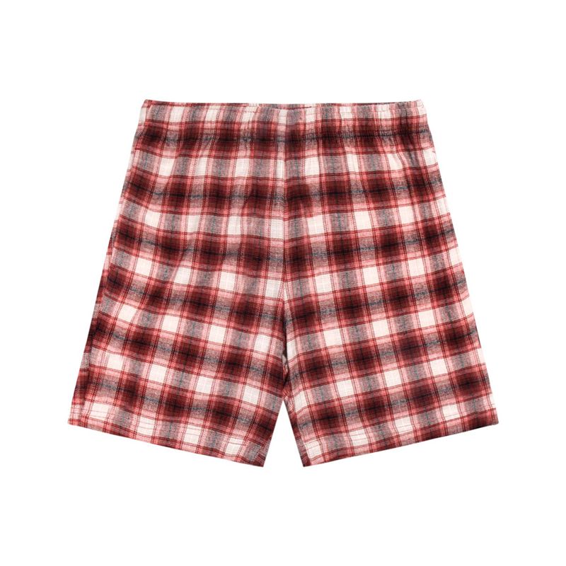 Calções Playboy State Line Flannel Masculino Vermelhas | CTVBI0528