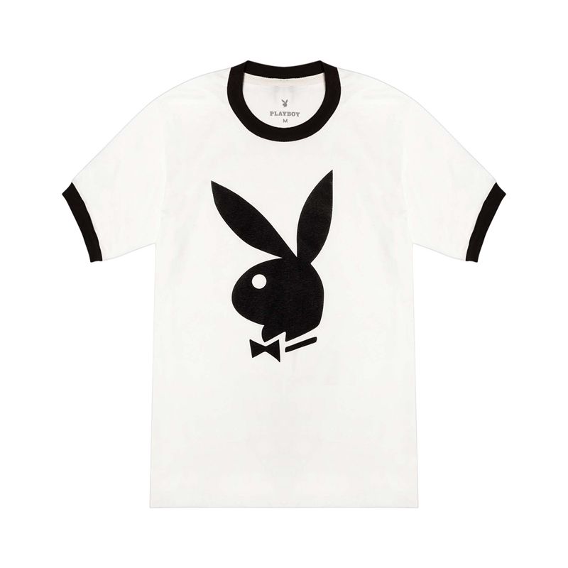 Camisas Playboy Classicos Ringer Masculino Creme Verdes | UMPJV0749