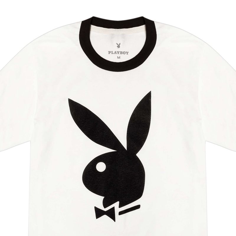 Camisas Playboy Classicos Ringer Masculino Creme Verdes | UMPJV0749