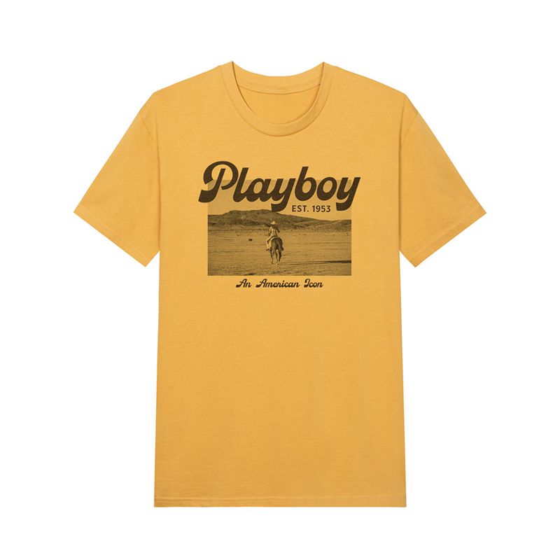 Camisas Playboy Desperado American Icon Masculino Branco | HZAPD5789