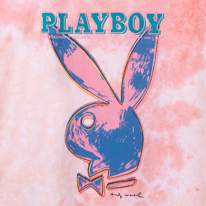 Camisas Playboy January 1986 Andy Warhol Cover Tie Dye Masculino Vermelhas | AURMT2305