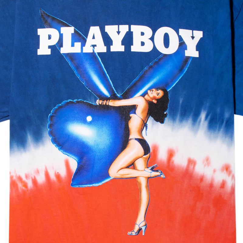 Camisas Playboy July 1977 Cover Tie Dye Masculino Azuis Branco Vermelhas | EPZAS6345