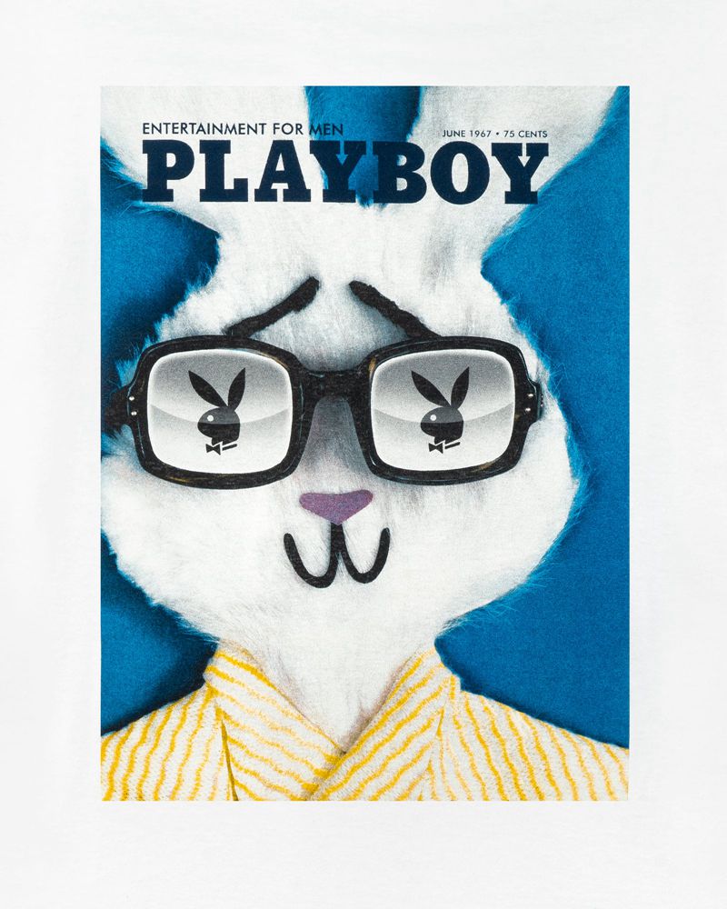 Camisas Playboy June 1967 Cover Pocket Masculino Branco | QLGAX4601