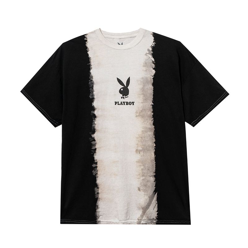 Camisas Playboy Logo Vertical Masculino Azuis | QHWCX0967