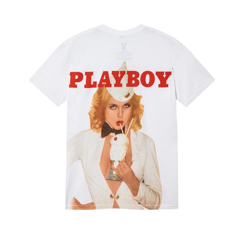 Camisas Playboy May 1977 Cover Masculino Branco | QGYDW3701