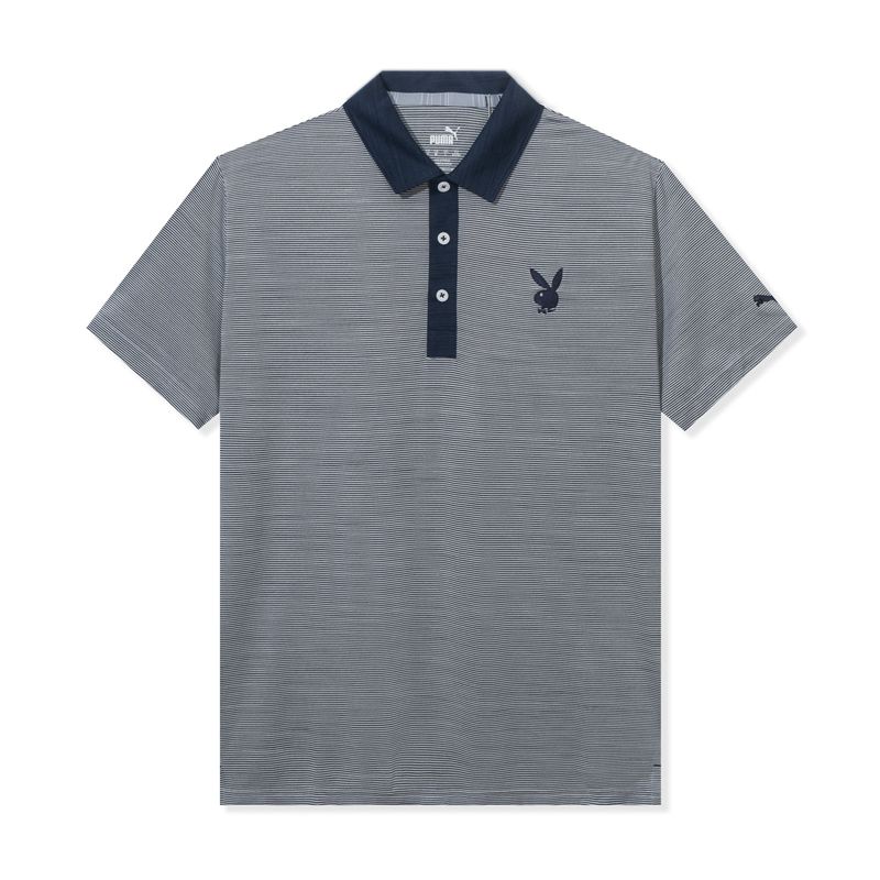 Camisas Playboy Puma Golfe Legend Polo Masculino Vermelhas | PBYKT2619