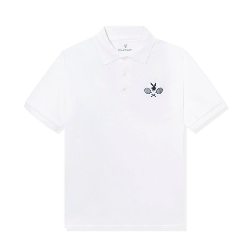 Camisas Playboy Tenis Club Polo Masculino Pretas | BUVDF8069