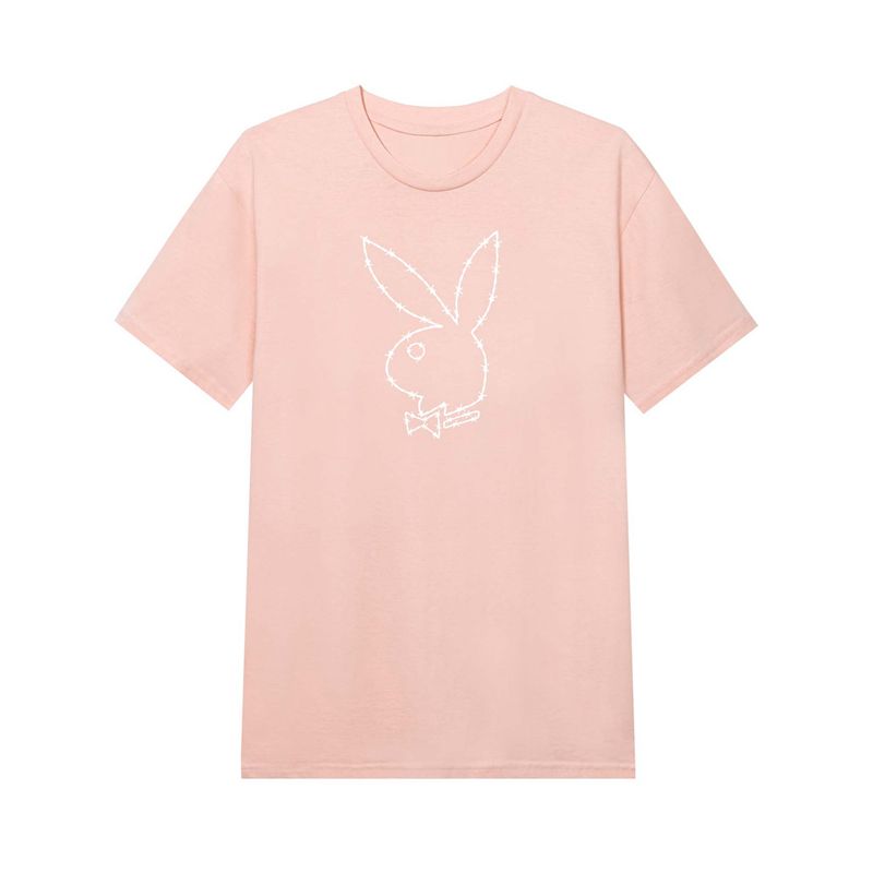 Camisas Playboy Tough Love Rabbit Head Masculino Pretas | MUQWS2043