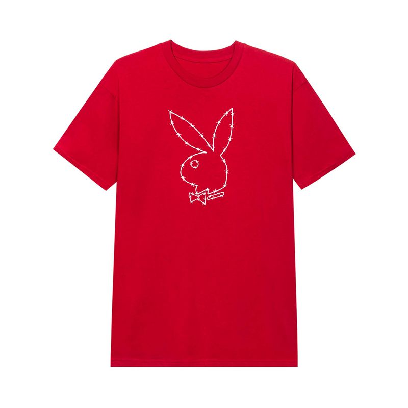 Camisas Playboy Tough Love Rabbit Head Masculino Pretas | MUQWS2043