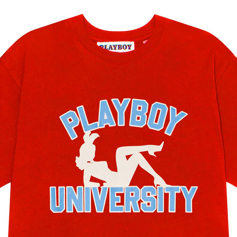 Camisas Playboy University Masculino Azuis | IJZWN7156