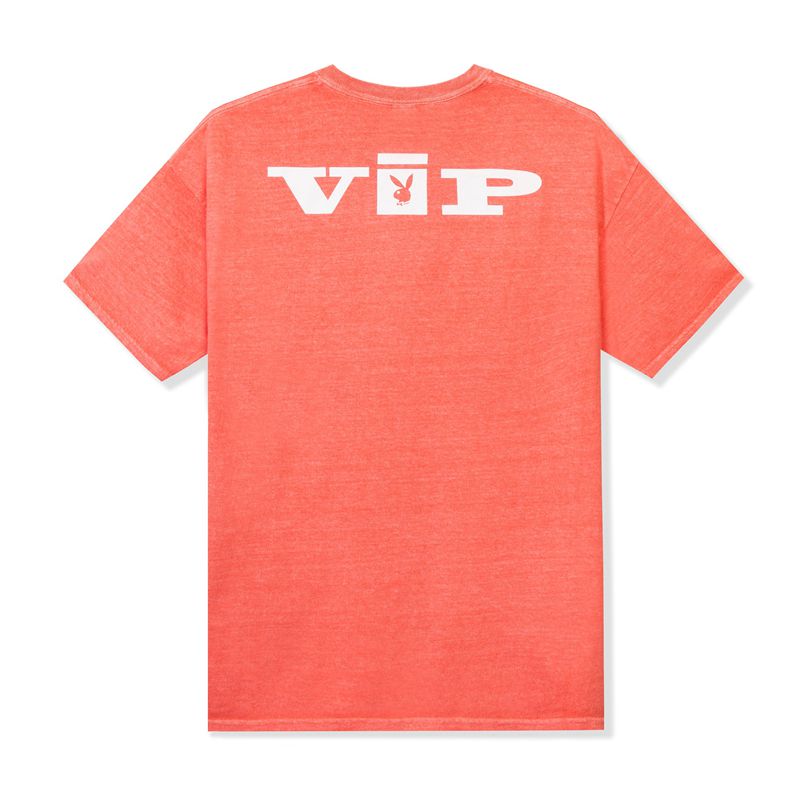 Camisas Playboy Vip Club Masculino Laranja | WXIDN8329