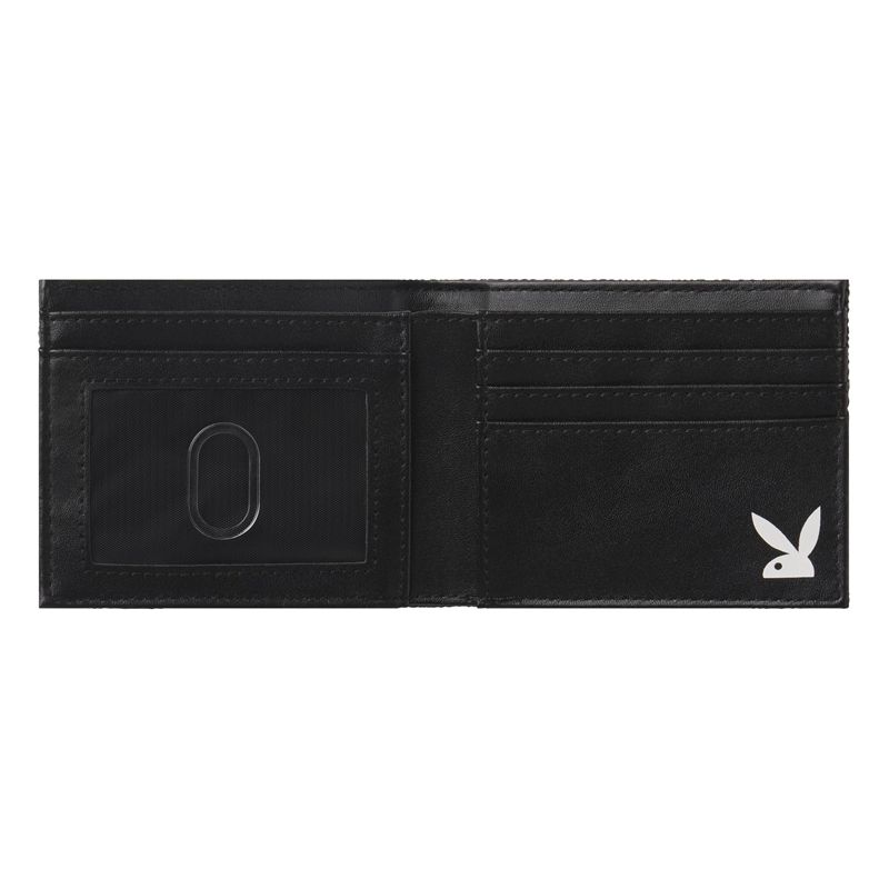 Carteiras Playboy Logo Bifold Masculino Laranja | GKHPW5374