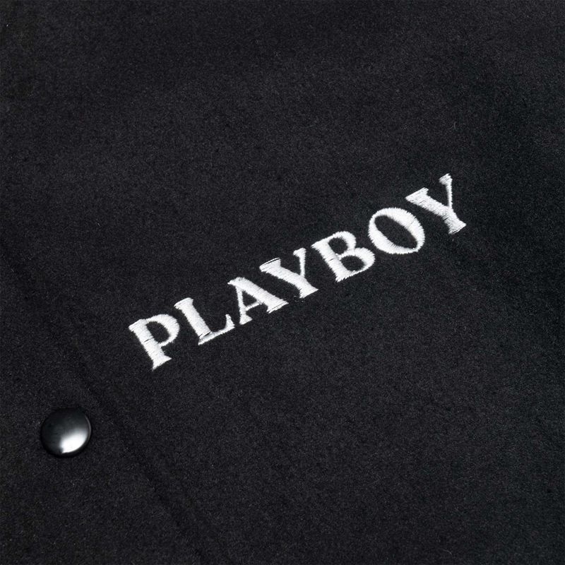 Casaco Playboy Love Club Letterman Bomber Feminino Cinzentas Escuro | FDJPC6785