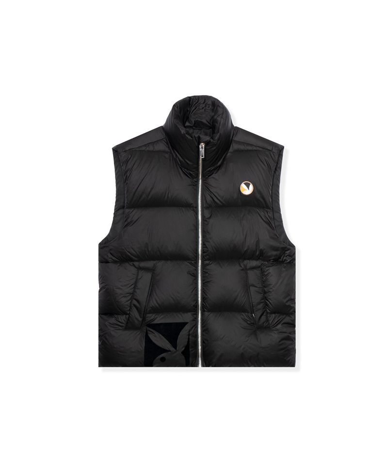 Casaco Playboy N950pb Puffer Vest Masculino Pretas | RSZDH0971