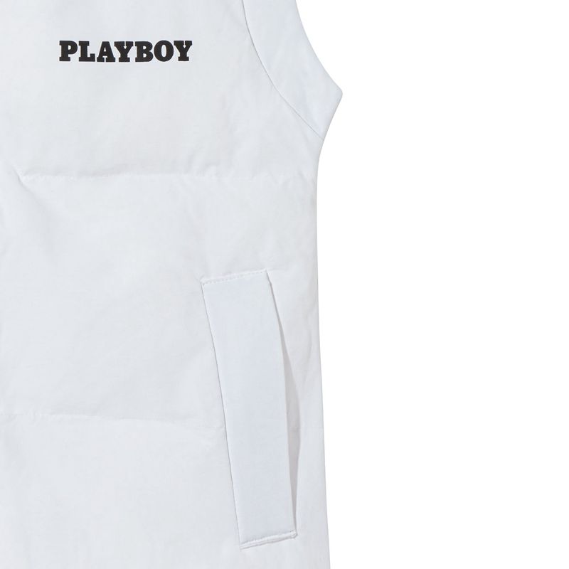 Casaco Playboy Puffer Vest Feminino Pretas | YIKGX1402