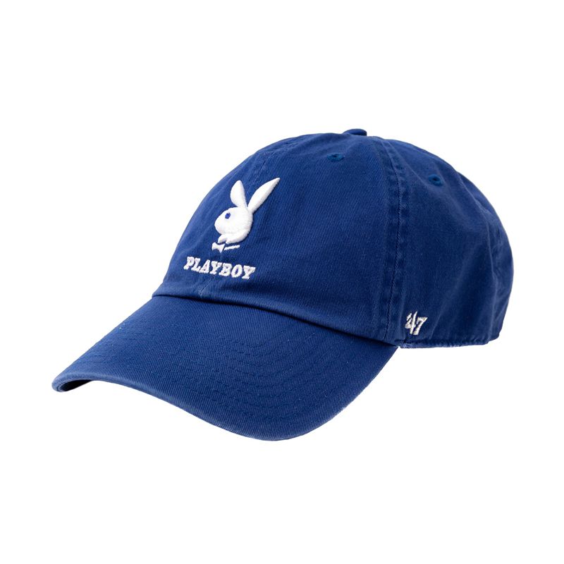 Chapeus Playboy 47 Brand Adjustable Dad Feminino Rosa Branco | HUPMA2068