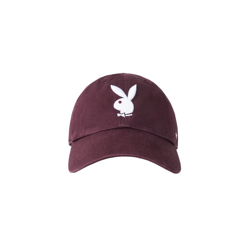 Chapeus Playboy 47 Brand Adjustable Dad Feminino Pretas Branco | WAJXT9312