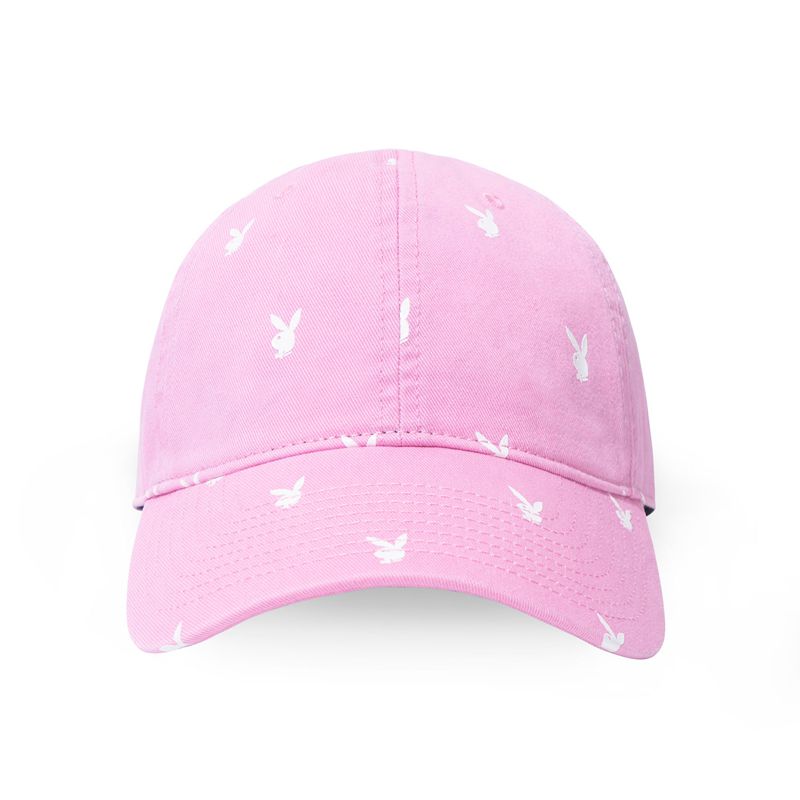 Chapeus Playboy All-Over Rabbit Head Feminino Pretas Branco | AJOYB6103