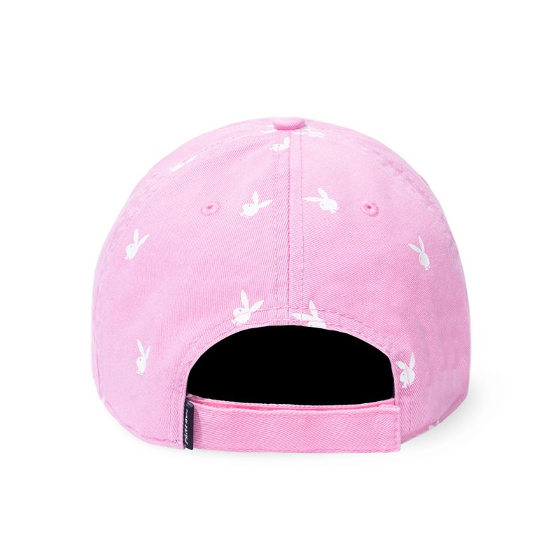 Chapeus Playboy All-Over Rabbit Head Feminino Pretas Branco | AJOYB6103