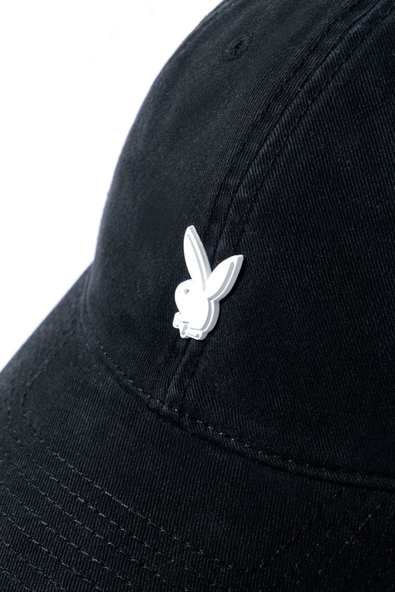 Chapeus Playboy Metal Rabbit Head Pin Dad Feminino Branco | YKUJM2318